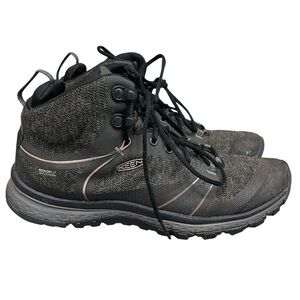 Keen Terradora Womens 8.5 Brown Mid KEEN DRY Waterproof Hiking Boot Outdoor Gray